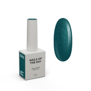 NAILSOFTHEDAY Let’s Special „Grinch“ – smaragdinės žalios spalvos gelinis nagų lakas su smulkiu blizgesiu 10 ml